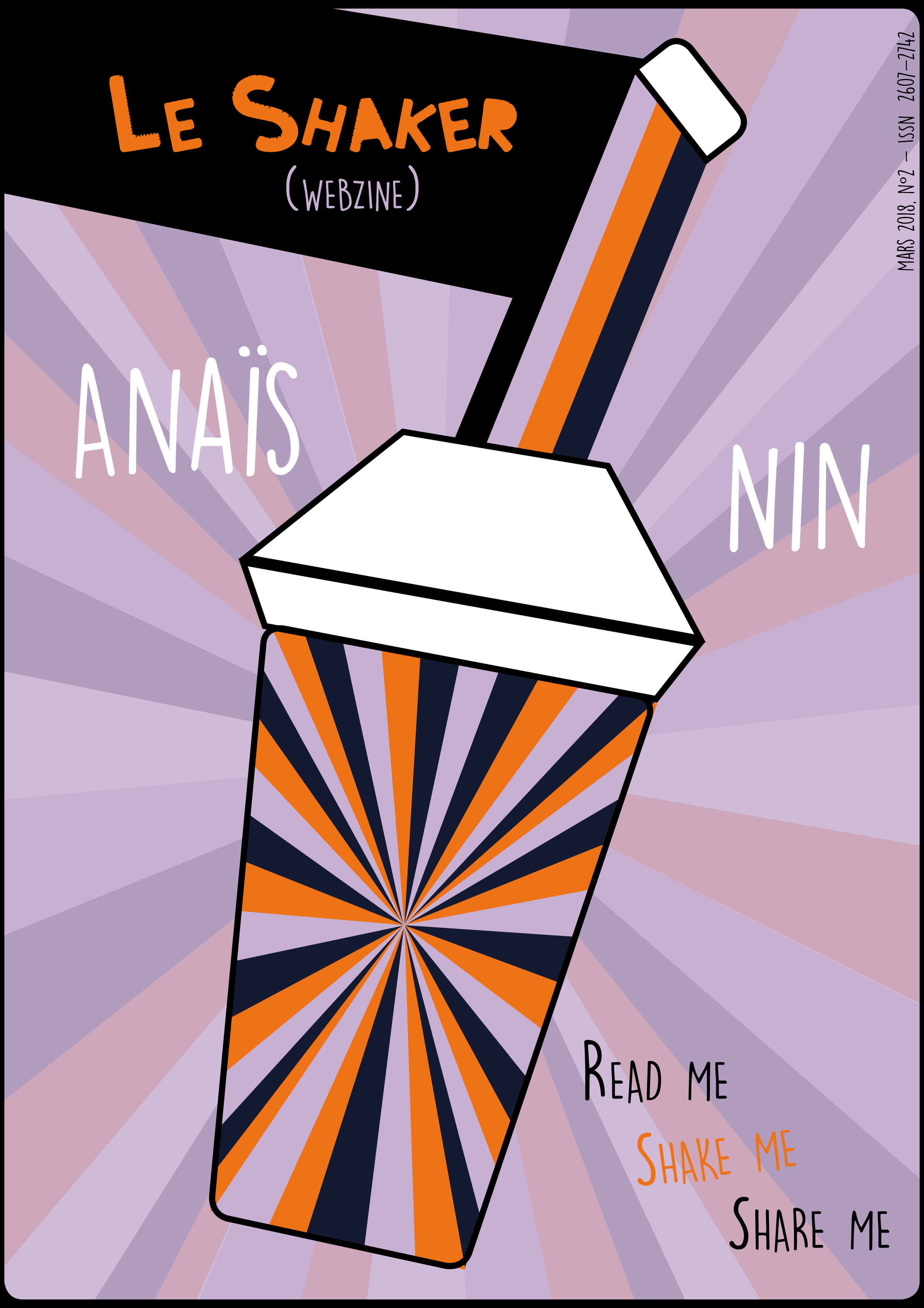 Couverture Le Shaker N°02 — Anaïs Nin