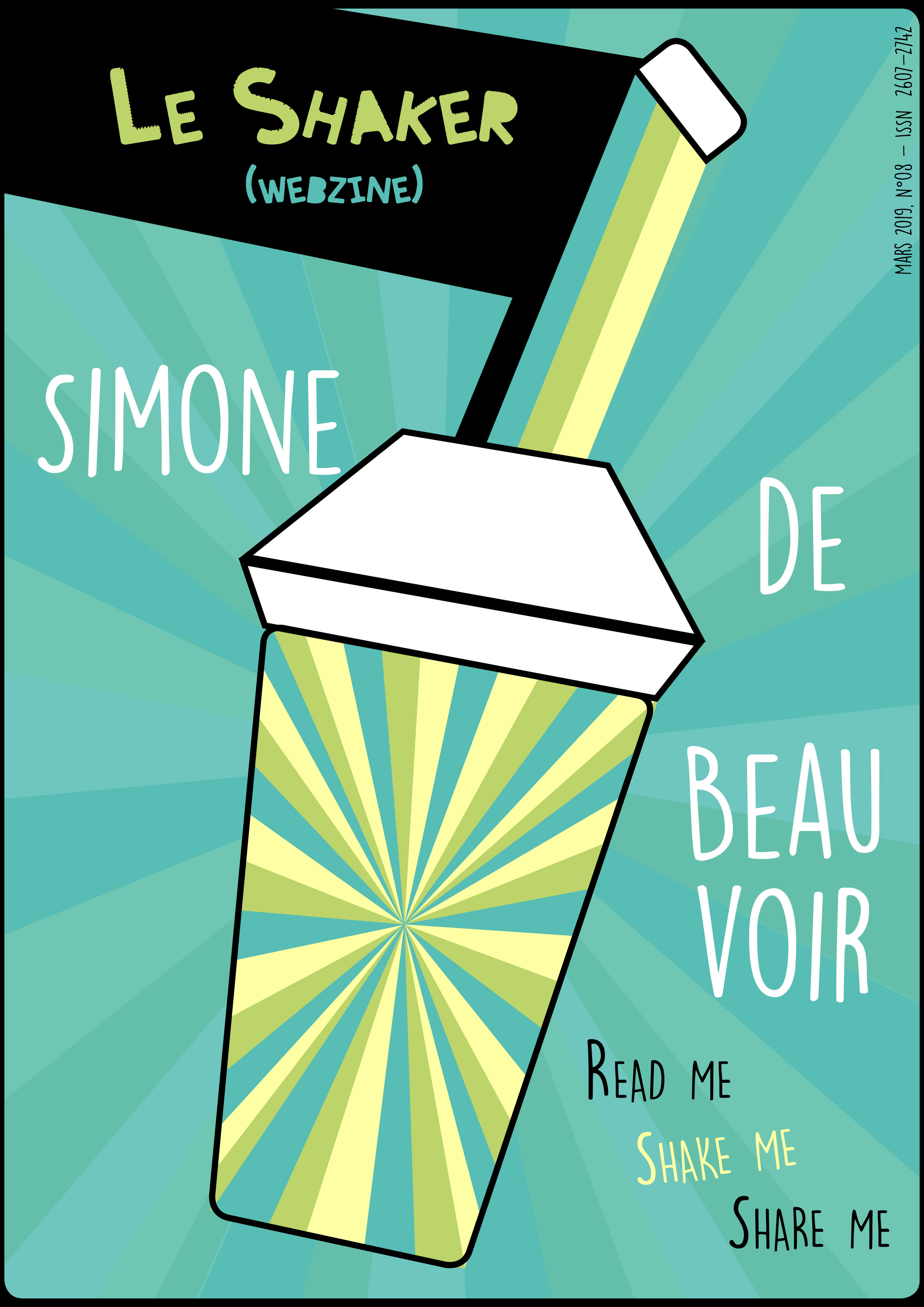 Couverture Le Shaker N°08 — Simone de Beauvoir