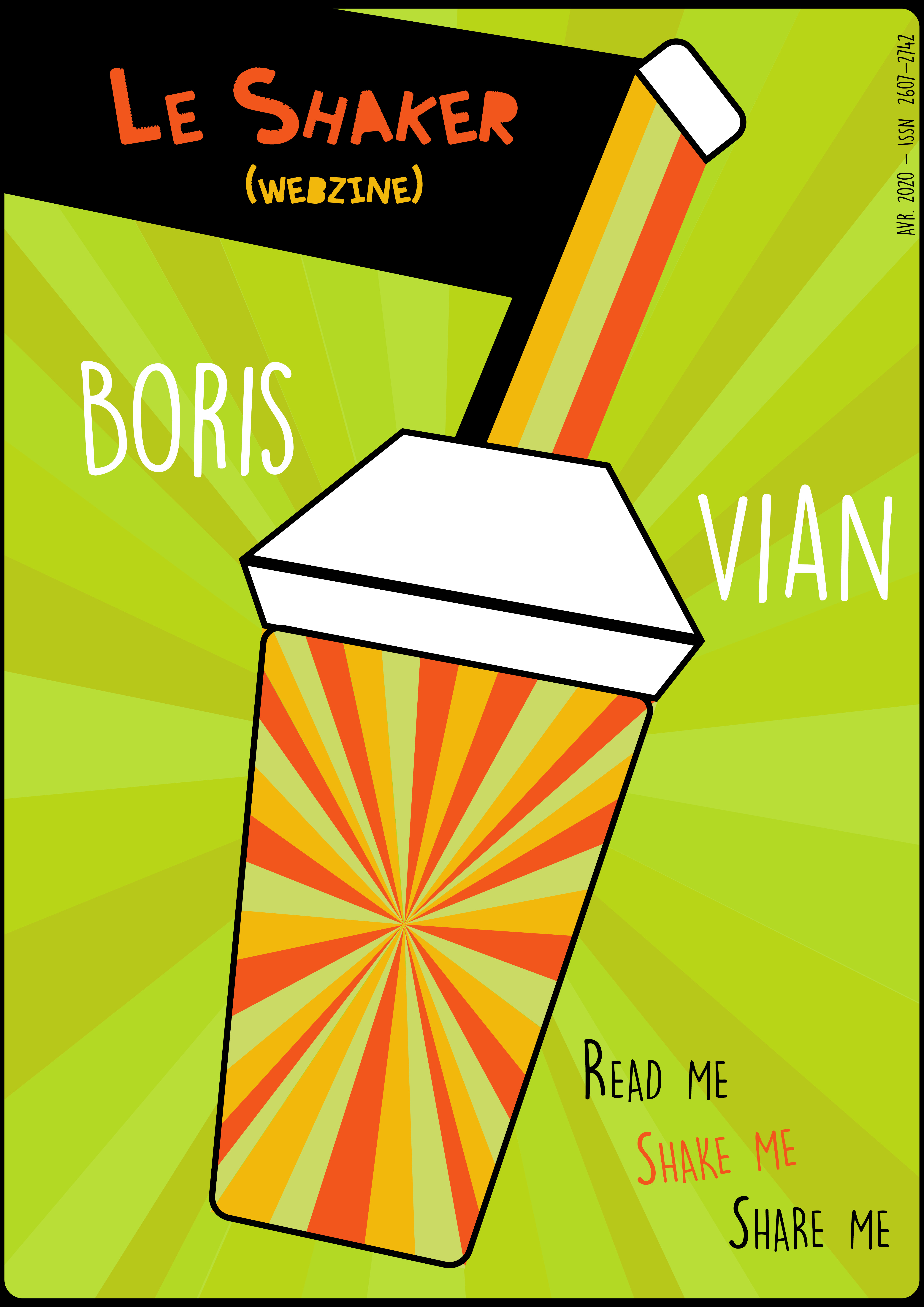 Couverture Le Shaker N°15 — Boris Vian